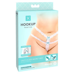 HOOKUP PANTIES CROTCHLESS SECRET GEM - FITS XL-XXL