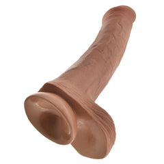 KING COCK 13" COCK W/ BALLS - TAN