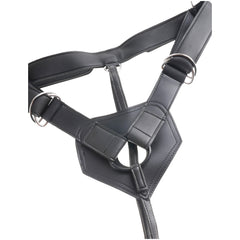 KING COCK 7" UNCUT WITH STRAP-ON HARNESS - LIGHT