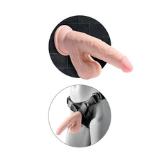 KCP 7" TRIPLE DENSITY COCK WITH SWINGING BALLS - LIGHT