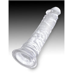 KING COCK CLEAR 8" - CLEAR
