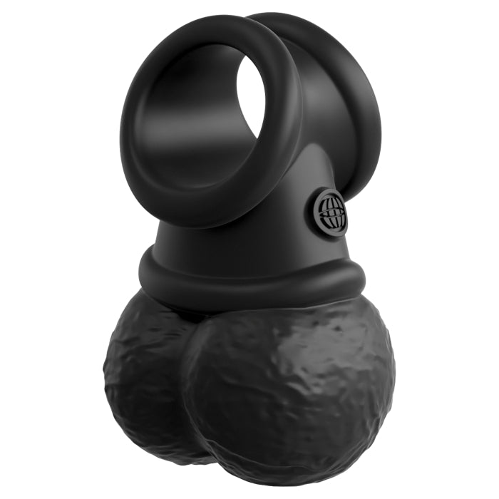 KING COCK ELITE SWINGING SILICONE BALLS - BLACK