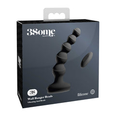 3SOME WALL BANGER BEADS - BLACK 6.5"