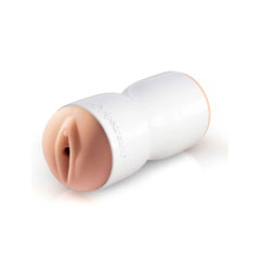 PDX EXTREME TIGHT GRIP PUSSY & MOUTH MASTURBATOR - WHITE