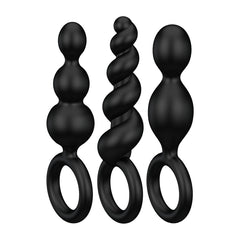 BOOTY CALL - SET OF 3 - BLACK