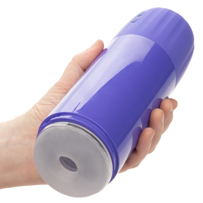 CALEXOTICS CONNECT STROKER WITH VIBE AND SUCTION - PURPLE