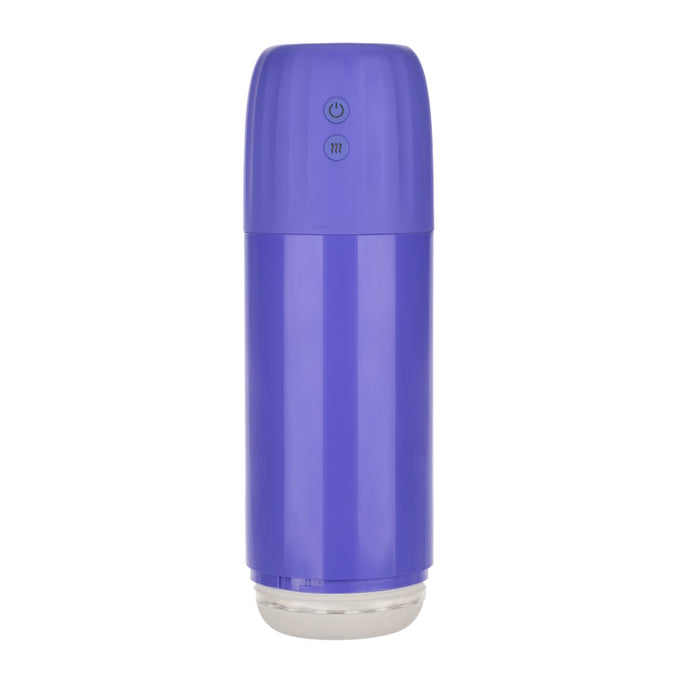 CALEXOTICS CONNECT STROKER WITH VIBE AND SUCTION - PURPLE