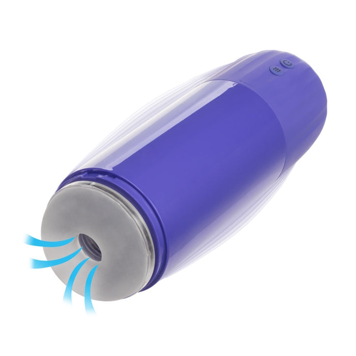 CALEXOTICS CONNECT STROKER WITH VIBE AND SUCTION - PURPLE