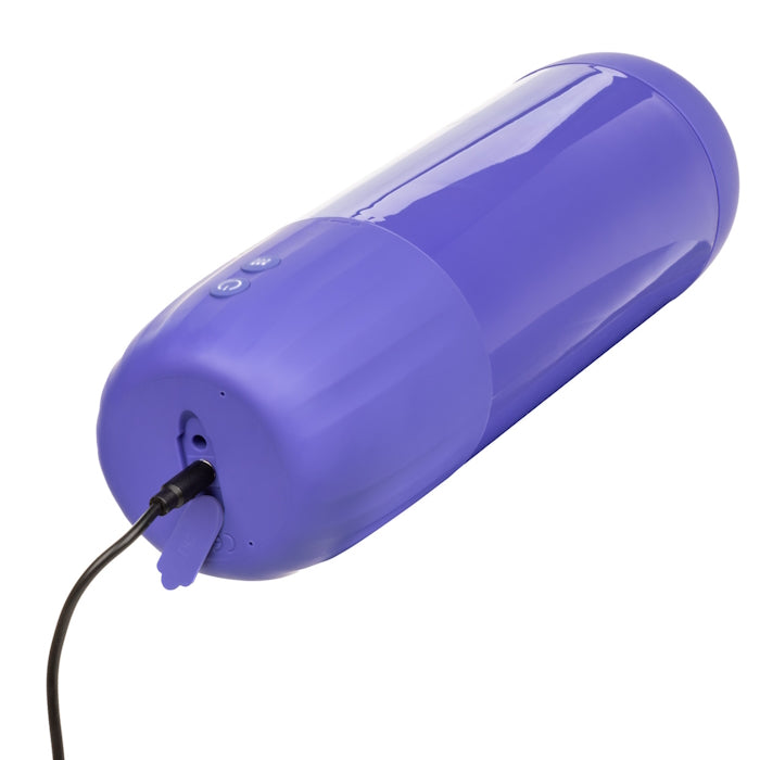 CALEXOTICS CONNECT STROKER WITH VIBE AND SUCTION - PURPLE