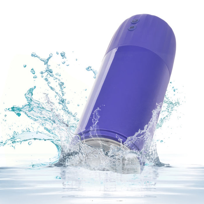 CALEXOTICS CONNECT STROKER WITH VIBE AND SUCTION - PURPLE