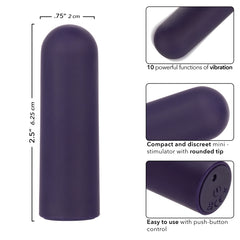 TURBO BUZZ ROUNDED MINI BULLET - PURPLE