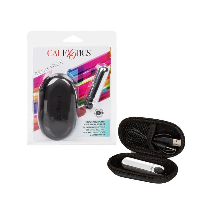 RECHARGEABLE HIDEAWAY BULLET - SILVER