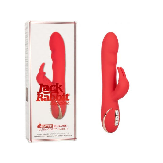 JACK RABBIT SIGNATURE HEATED SILICONE ULTRA-SOFT RABBIT