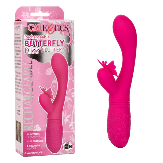 RECHARGEABLE BUTTERFLY KISS FLUTTER - PINK