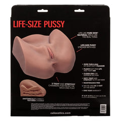 STROKE IT LIFE-SIZE PUSSY-BRN