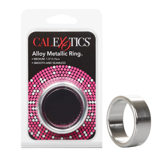 ALLOY METALLIC RING MEDIUM COCK RING 1.5"