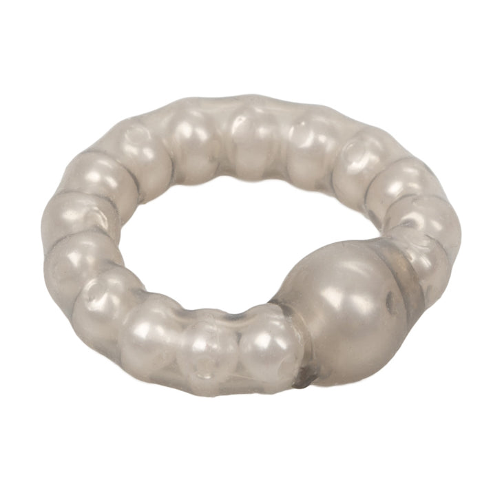 PEARL BEADED PROLONG RING SMOKE 1.5"