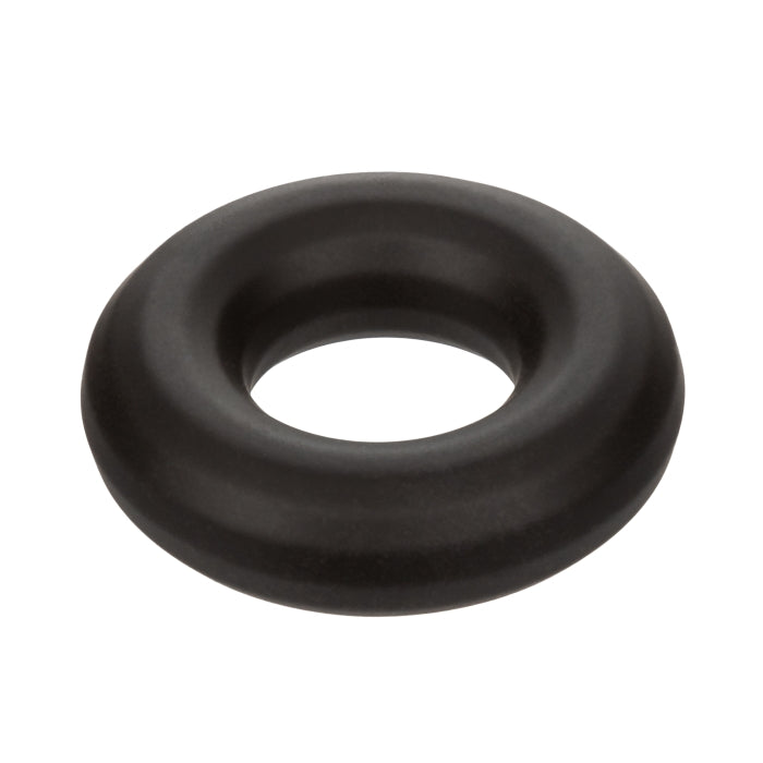 COCK RING MEDIUM BLACK ALPHA LIQUID SILICONE PROLONG