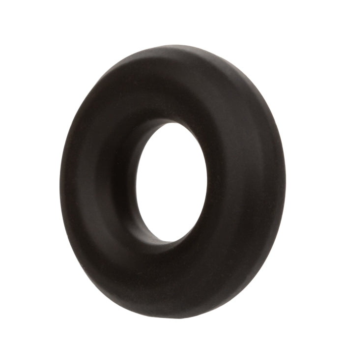 COCK RING MEDIUM BLACK ALPHA LIQUID SILICONE PROLONG