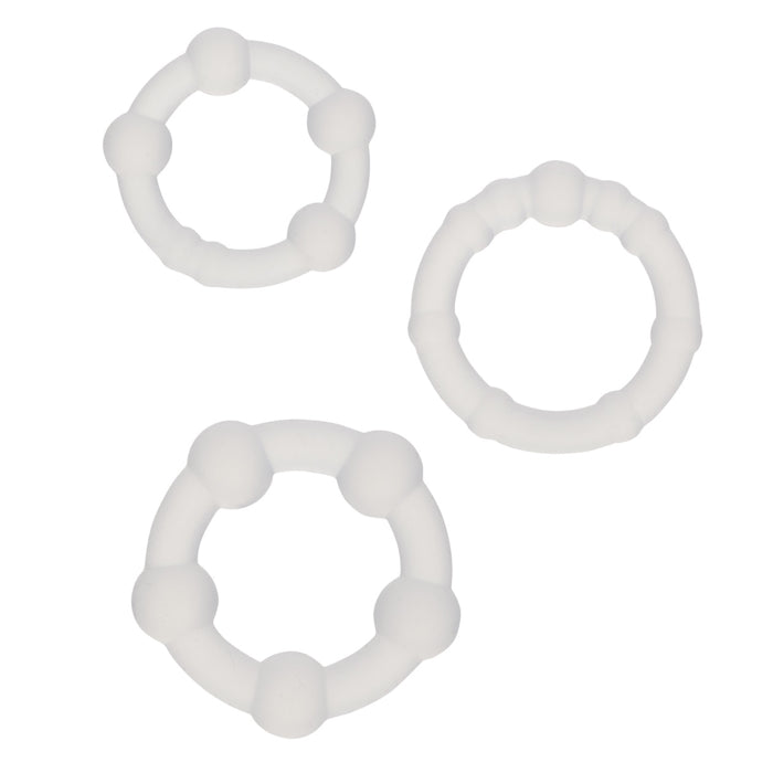 ALPHA LIQUID SILICONE BEADED RINGS
