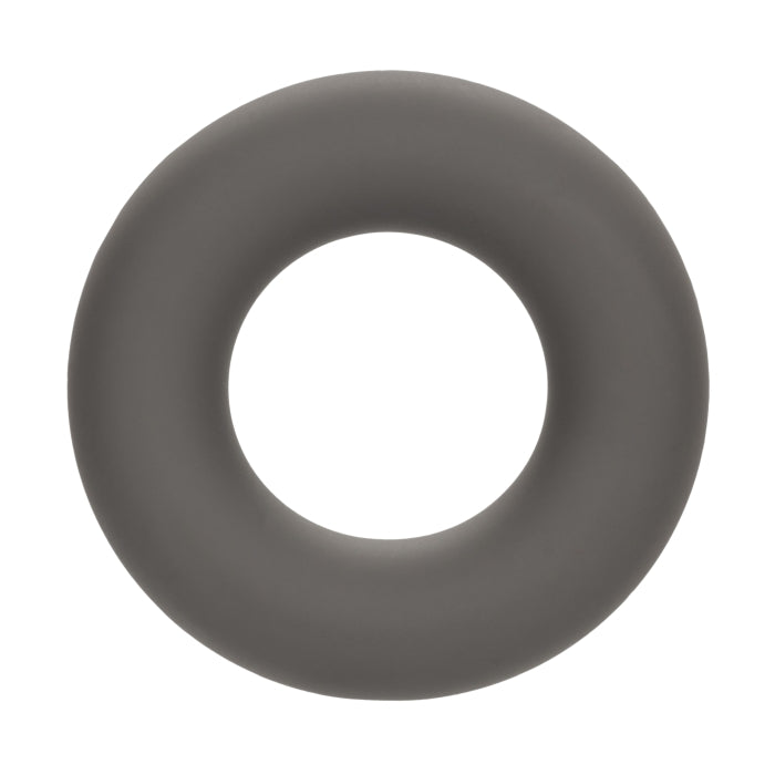 COCK RING BLACK ALPHA LIQUID SILICONE PROLONG SET OF 2