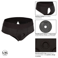 HER ROYAL HARNESS BACKLESS BRIEF L/XL