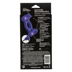 SILICONE RCHRGBL TRIPLE ORGASM ENHANCER
