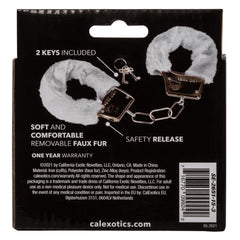 PLAYFUL FURRY CUFFS - WHITE