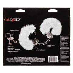 ULTRA FLUFFY FURRY CUFFS - WHITE