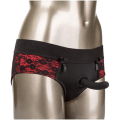 SCANDAL CROTCHLESS PEGGING PANTY SET L/XL