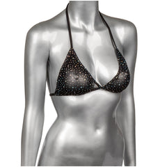 BIKINI TRIANGLE TOP BLACK PLUS SIZE RADIANCE