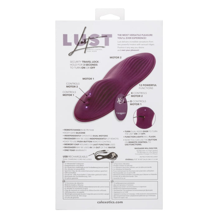 LUST REMOTE CONTROL DUAL RIDER