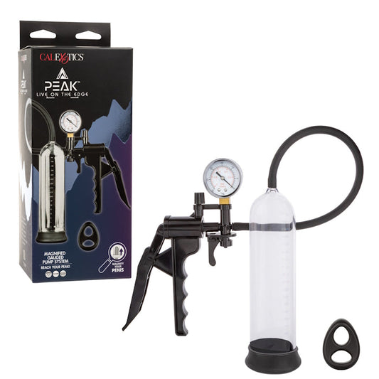 PEAK MAGNIFIED GAUGED PUMP SYSTEM - BLACK