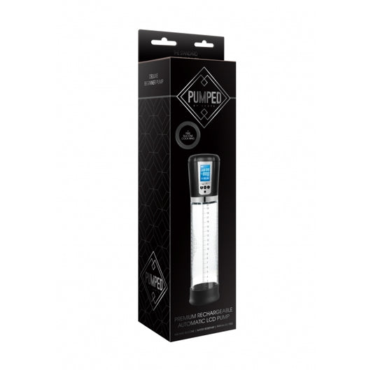PREMIUM RECHARGEABLE AUTOMATIC LCD PUMP - TRANSPARENT