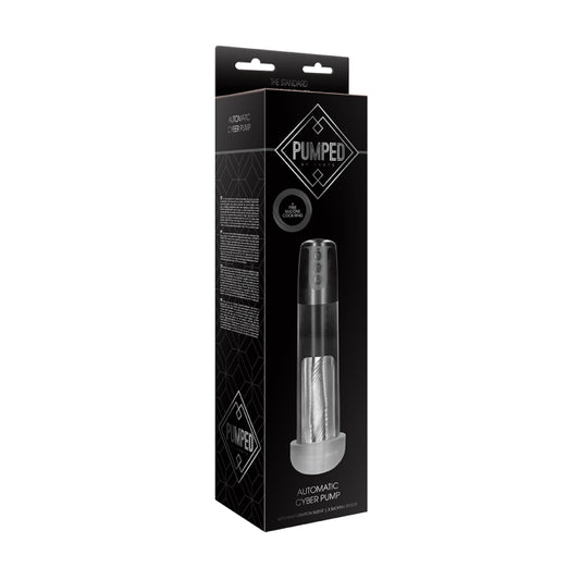 AUTOMATIC CYBER PUMP W/ MASTURB SLEEVE - TRANSP