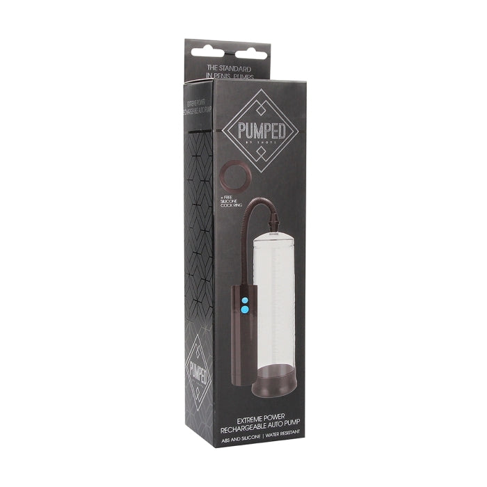 EXTREME POWER RECHARGEABLE AUTO PUMP - TRANSPARENT