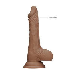DONG WITH TESTICLES 8IN / 20 CM - TAN