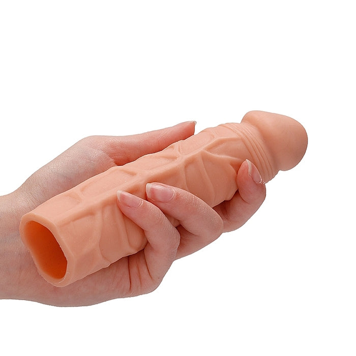 REALISTIC PENIS SLEEVE 7" / 17 CM VANILLA