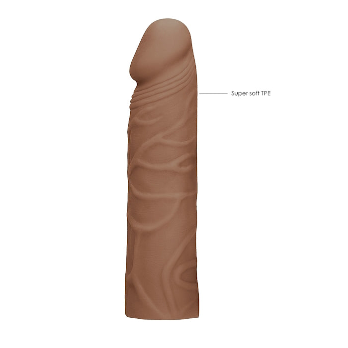 REALISTIC PENIS SLEEVE 7" / 17 CM TAN