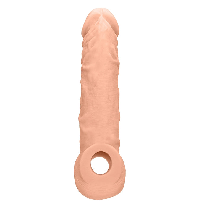 REALISTIC PENIS SLEEVE 8" / 20 CM VANILLA