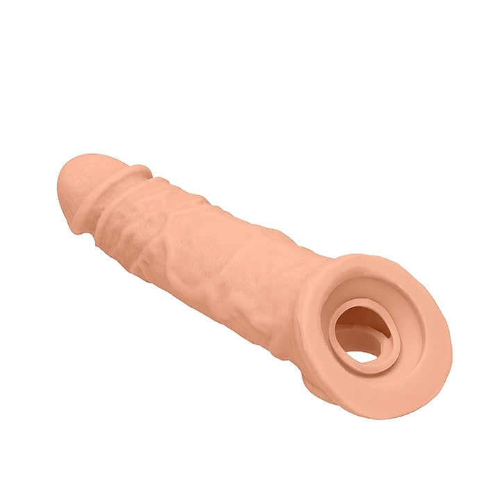 REALISTIC PENIS SLEEVE 8" / 20 CM VANILLA