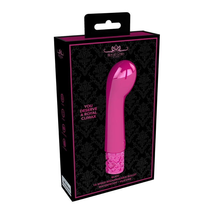 BIJOU - RECHARGEABLE SILICONE BULLET - PINK