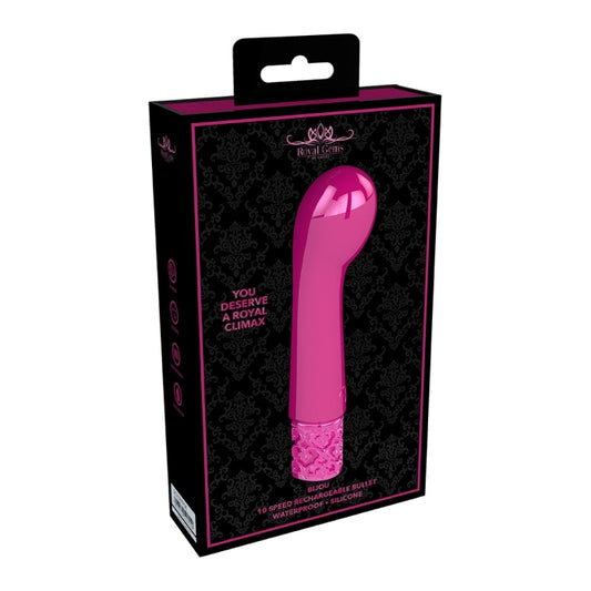 BIJOU - RECHARGEABLE SILICONE BULLET - PINK
