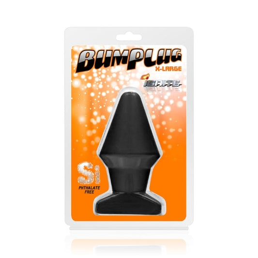 X-LARGE BUTT PLUG-BLACK