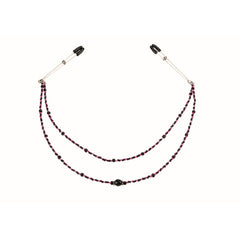PURPLE DOUBLE STRAND NIPPLE CLAMPS