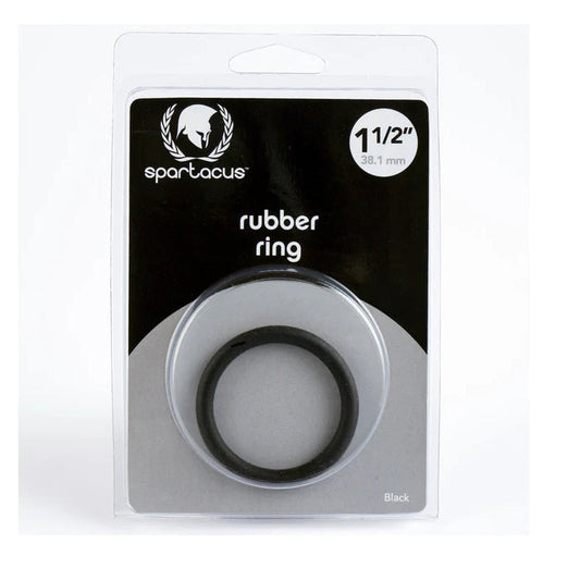BLACK RUBBER RING 1.5" COCK RING