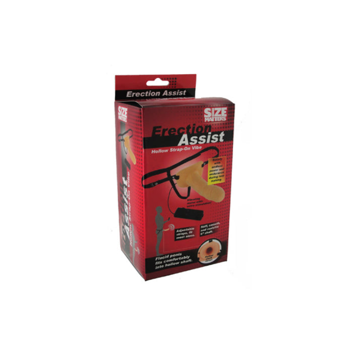 SM ERECTION ASSIST HOLLOW STRAP-ON VIBRATOR
