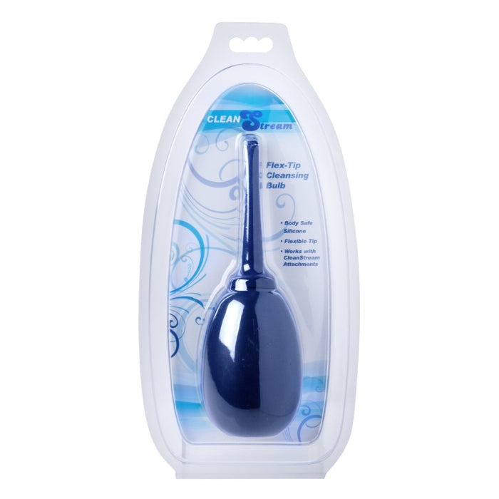 CLEAN STREAM FLEX TIP CLEANSING ENEMA BULB - BLUE