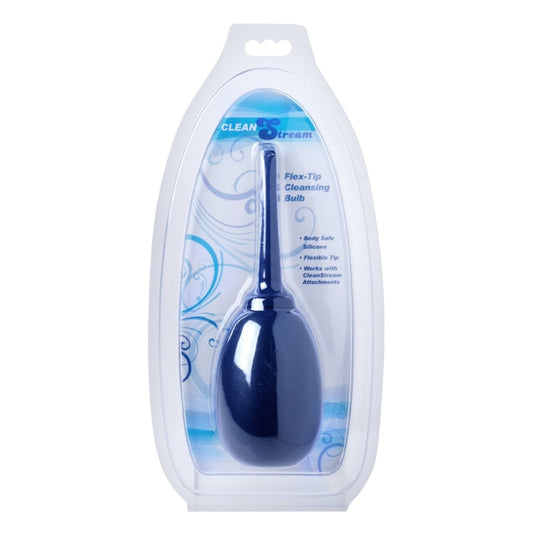 CLEAN STREAM FLEX TIP CLEANSING ENEMA BULB - BLUE