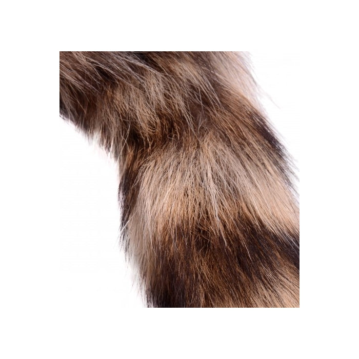 FOX TAIL GLASS ANAL PLUG